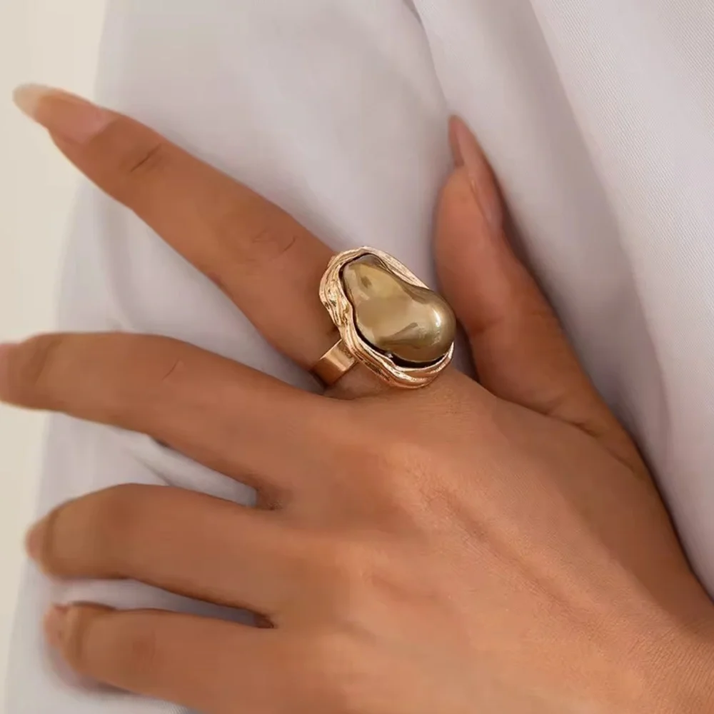 Champagne Gold Barogue Ring